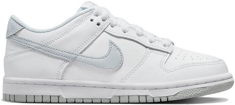 white pure platinum dunk lows